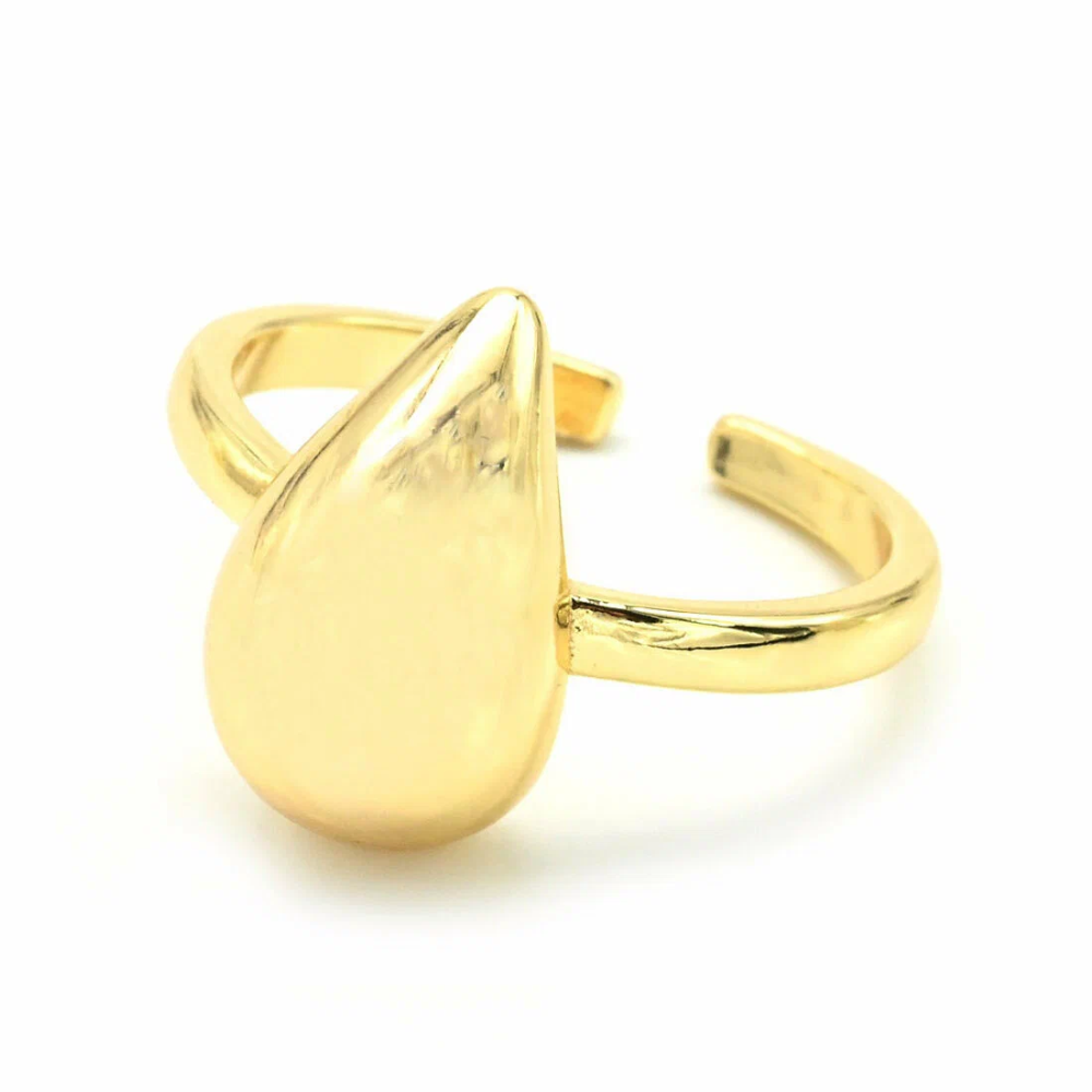 Liquid Gold Teardrop Ring