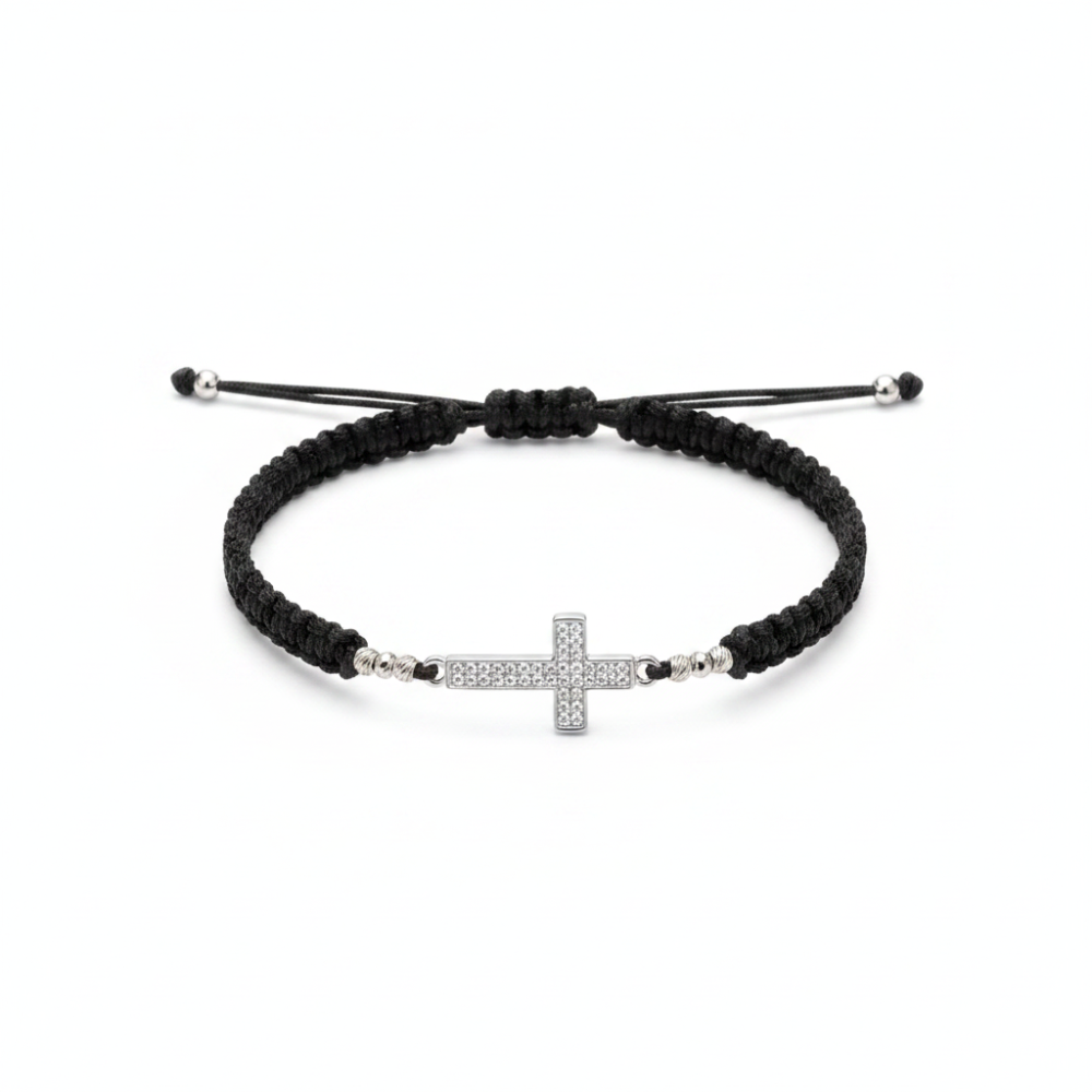 Zircon Cross Bracelet