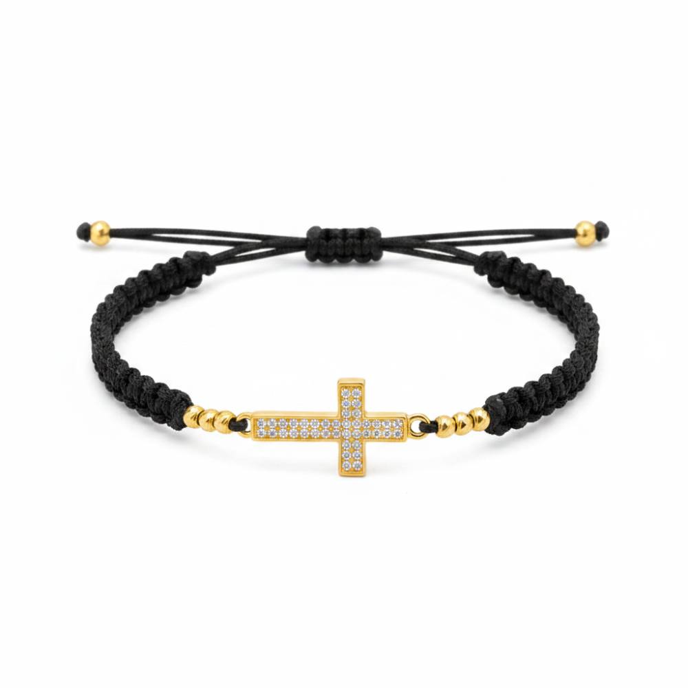 Zircon Cross Bracelet