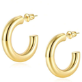 Chunky Hoop Earrings