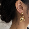 Sunburst Drop Earrings