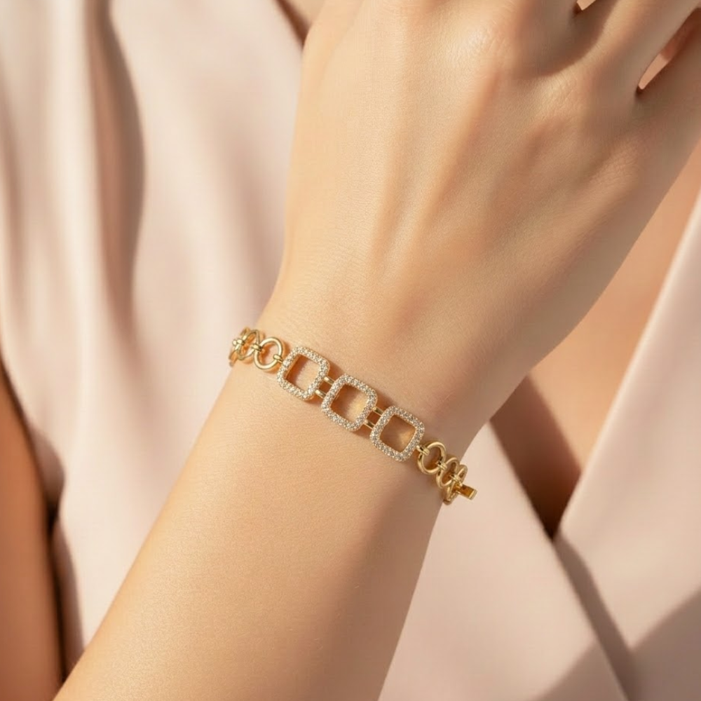 Circle Crystal Bracelet