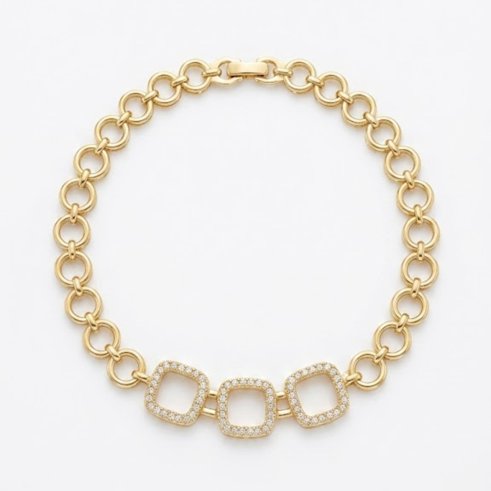 Circle Crystal Bracelet