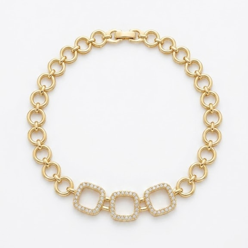Circle Crystal Bracelet