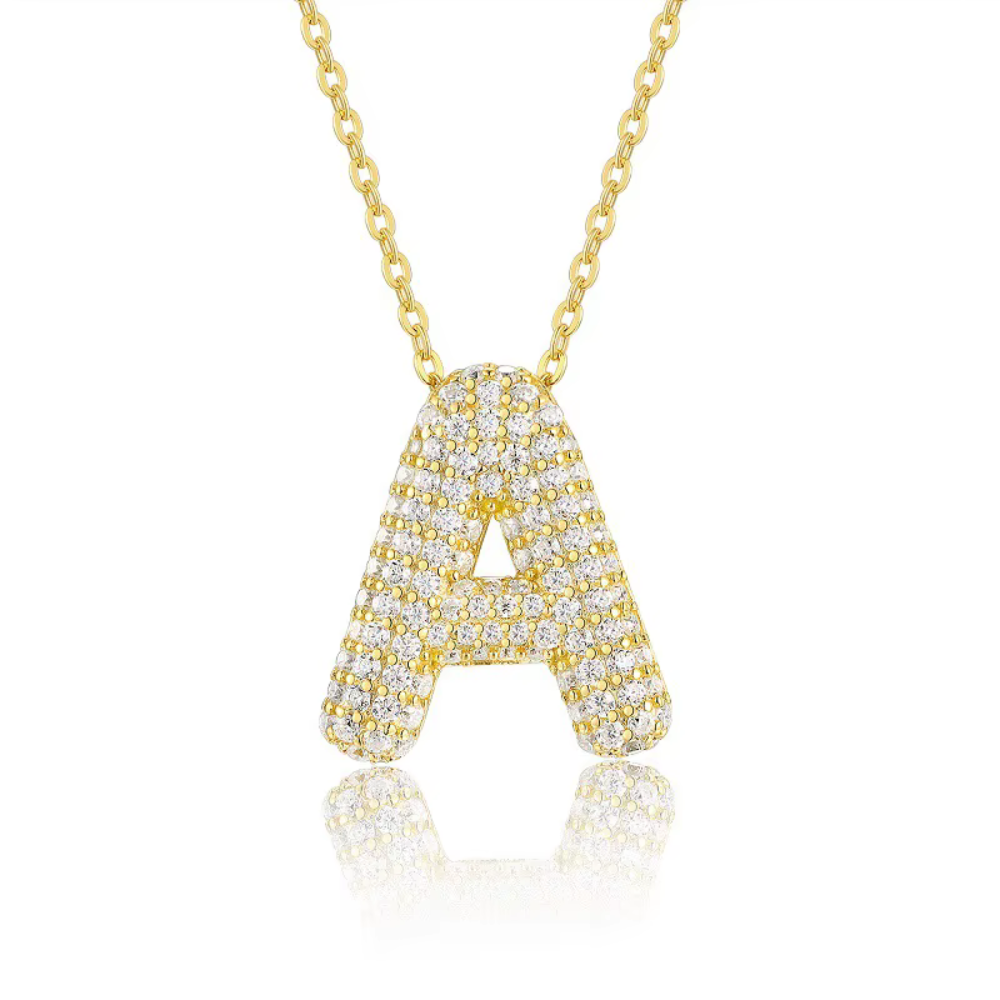 Iced Letters Necklace