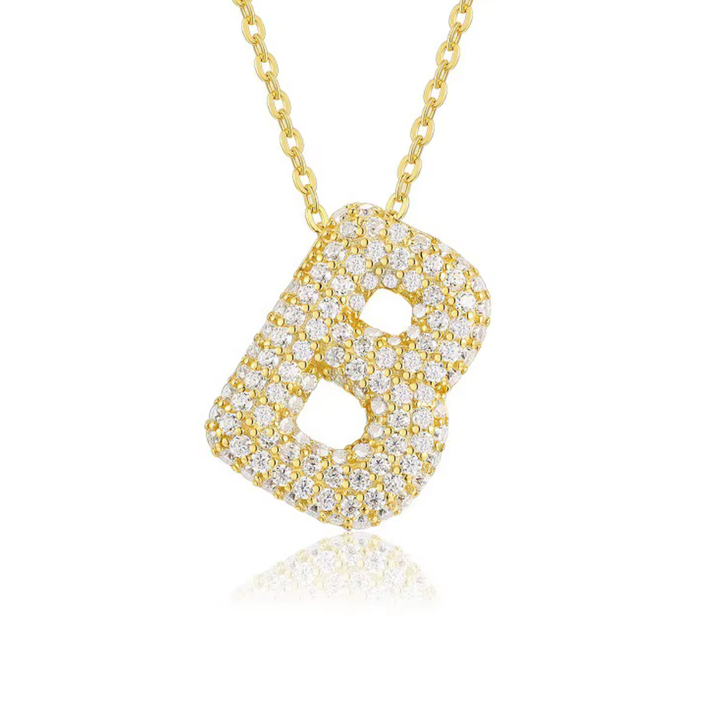 Iced Letters Necklace
