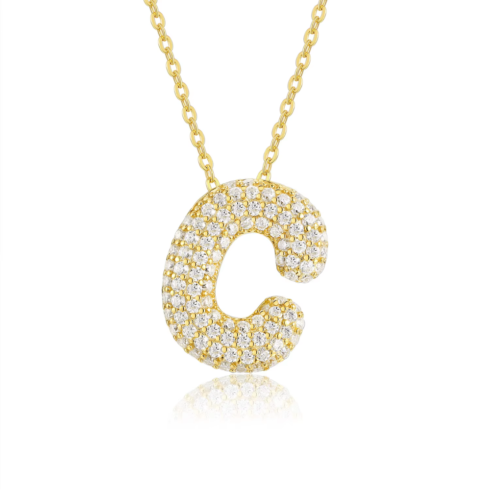Iced Letters Necklace
