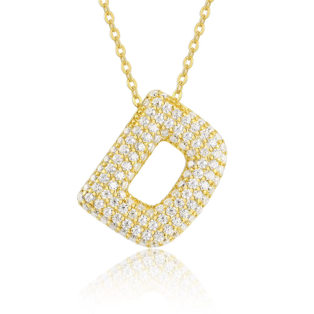 Iced Letters Necklace