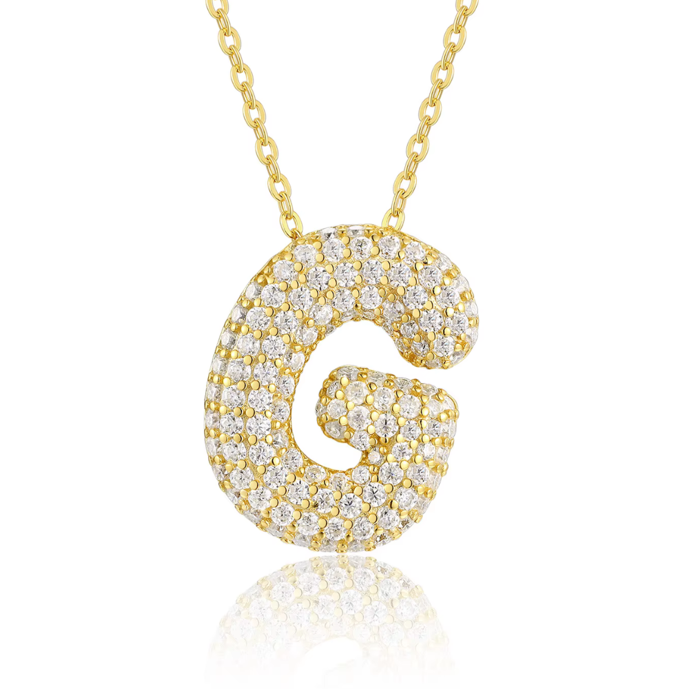Iced Letters Necklace
