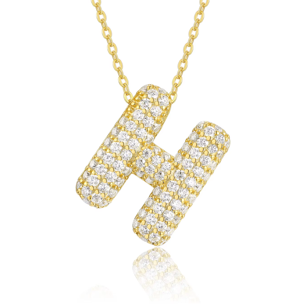 Iced Letters Necklace