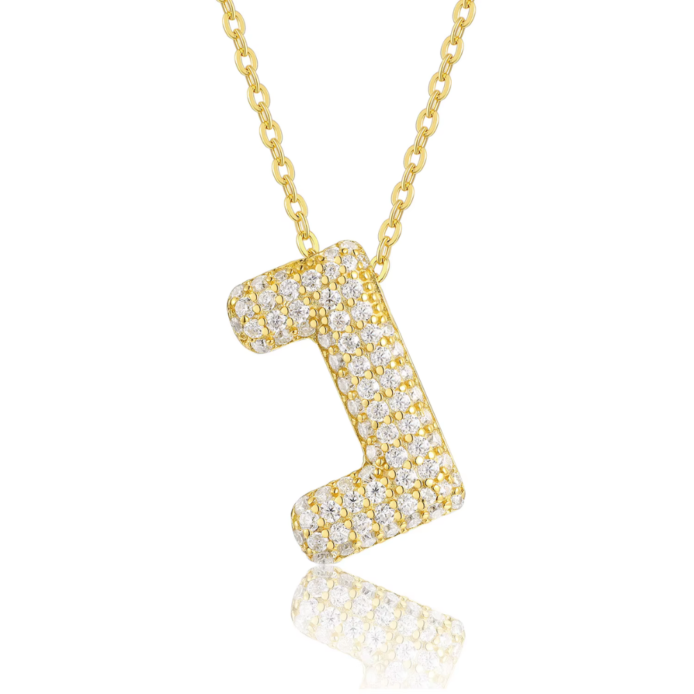 Iced Letters Necklace