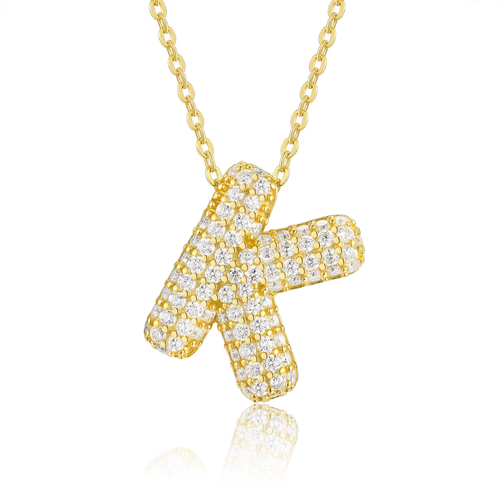 Iced Letters Necklace