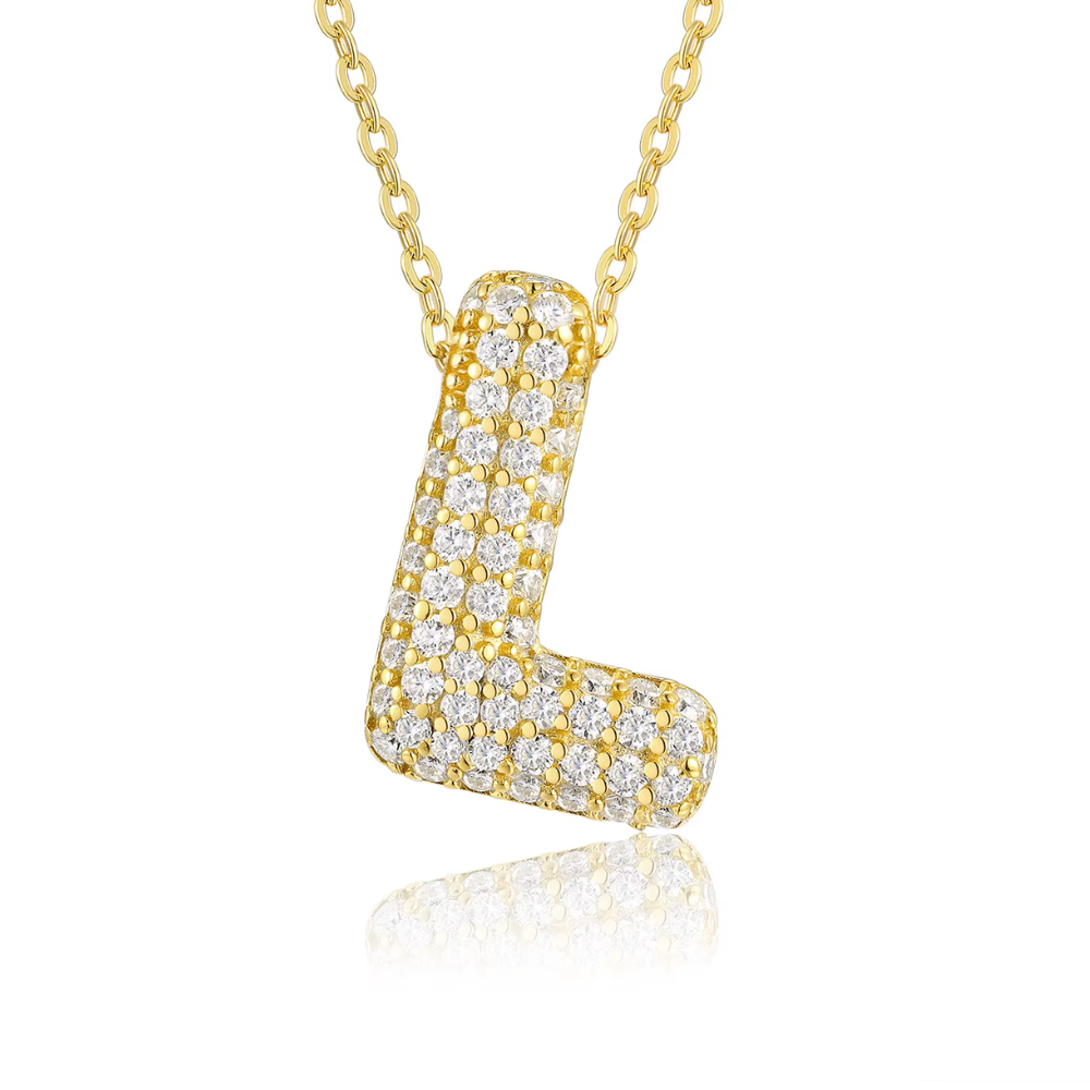 Iced Letters Necklace