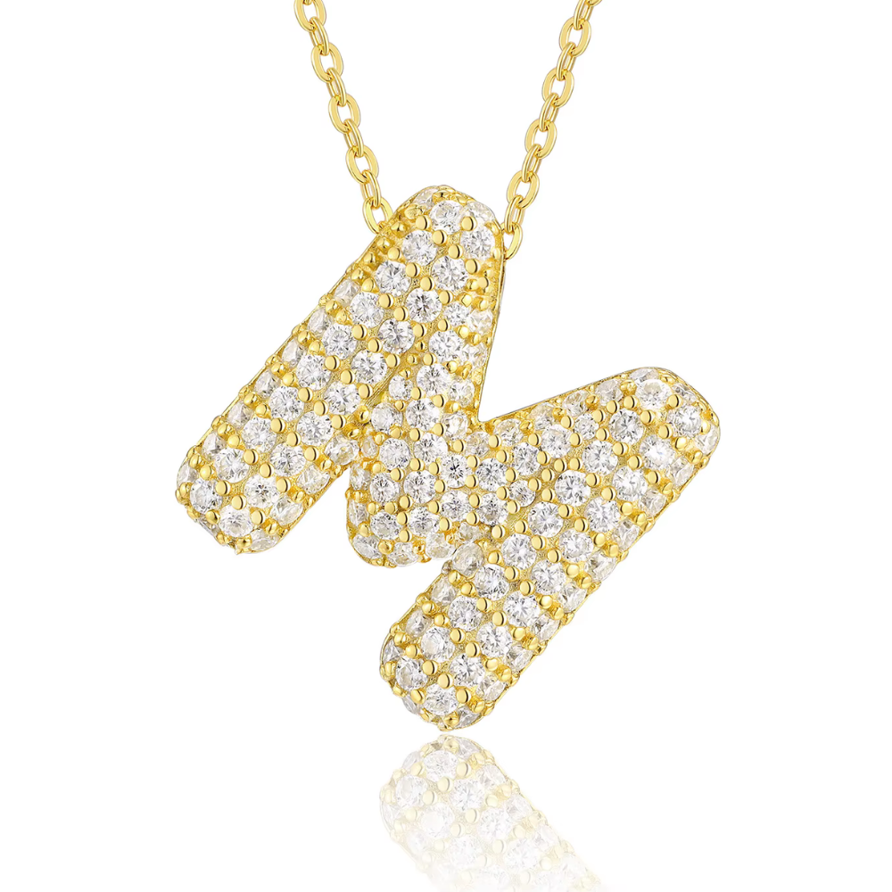 Iced Letters Necklace