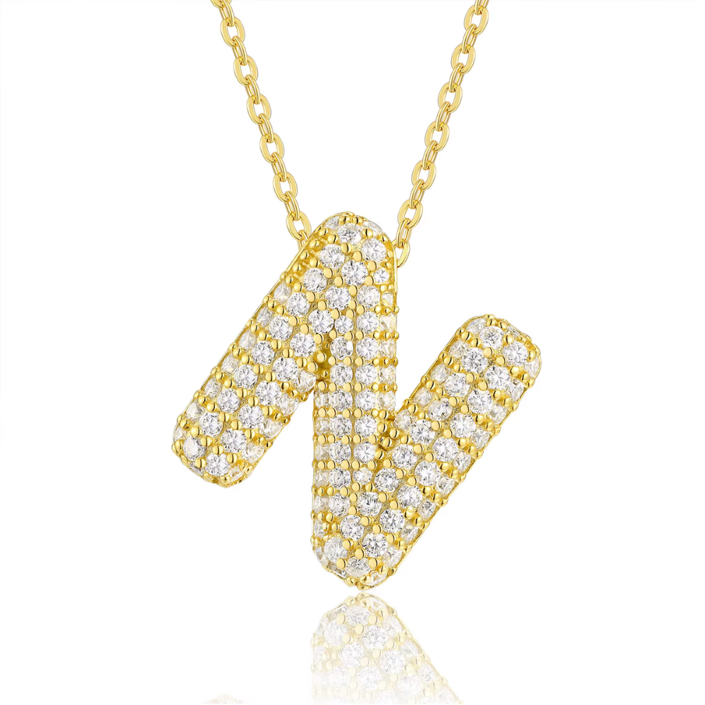 Iced Letters Necklace