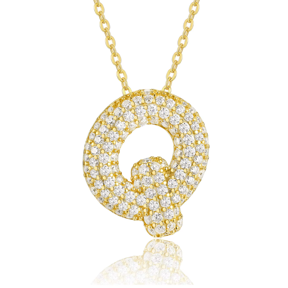 Iced Letters Necklace