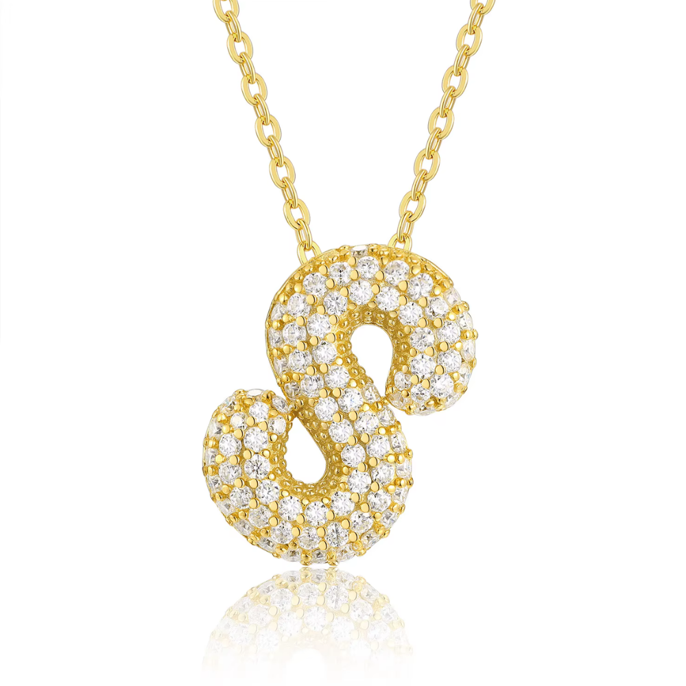 Iced Letters Necklace