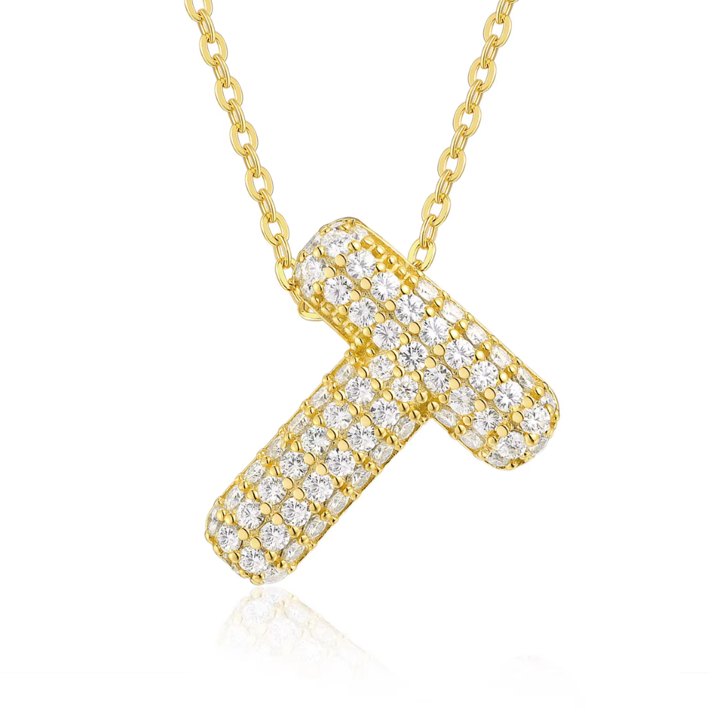 Iced Letters Necklace