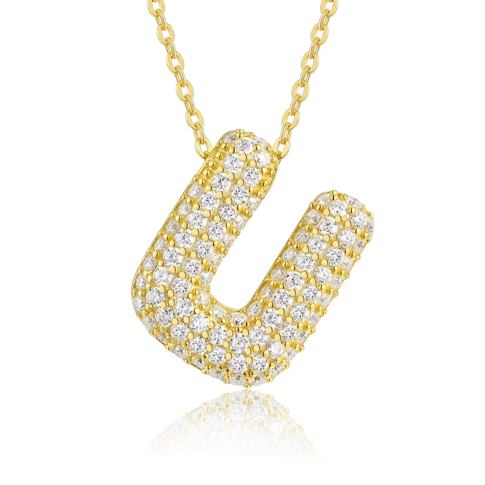 Iced Letters Necklace