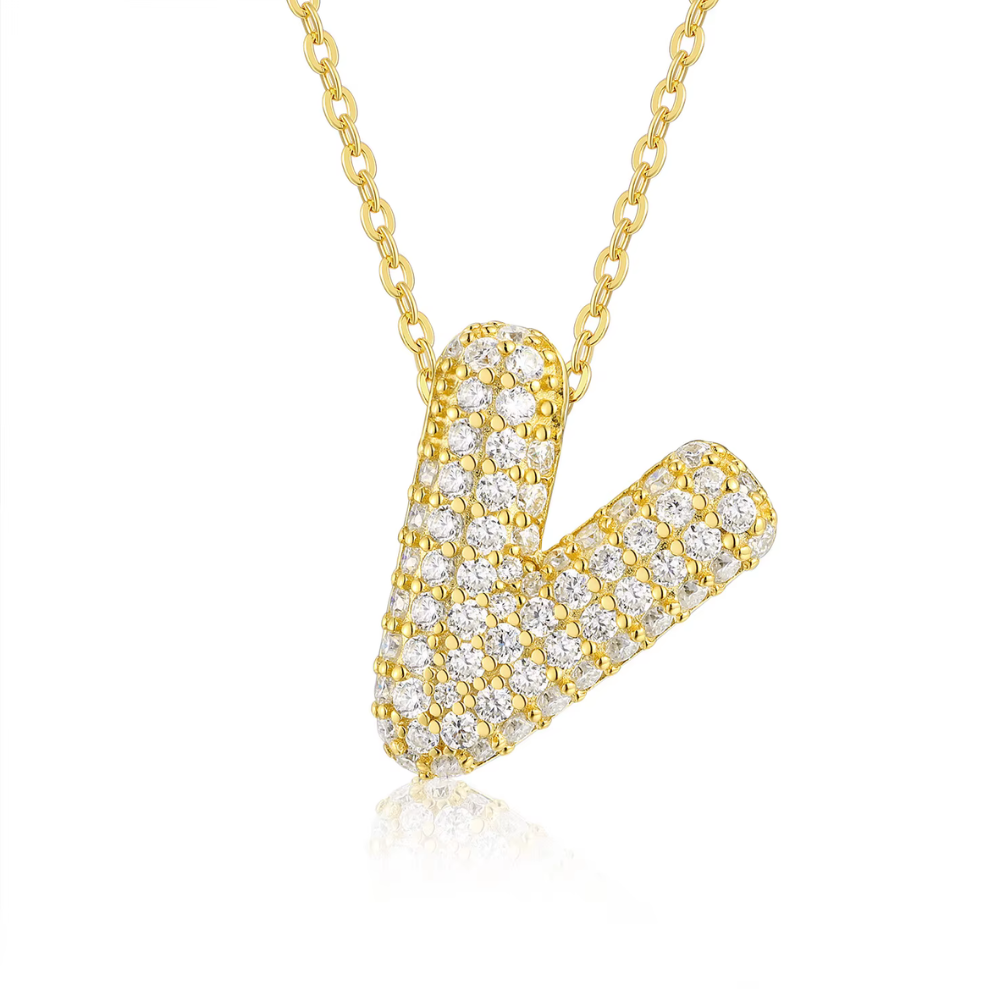 Iced Letters Necklace