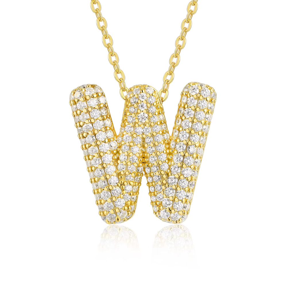 Iced Letters Necklace