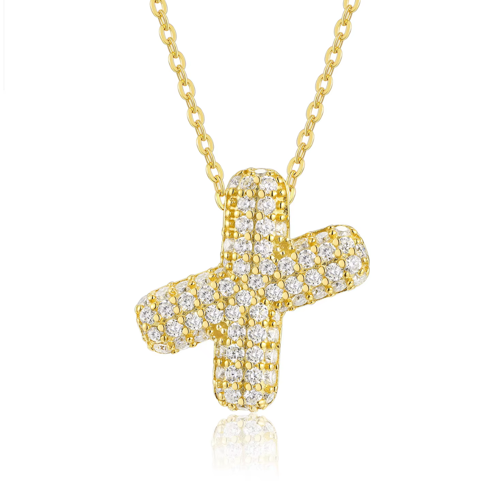 Iced Letters Necklace