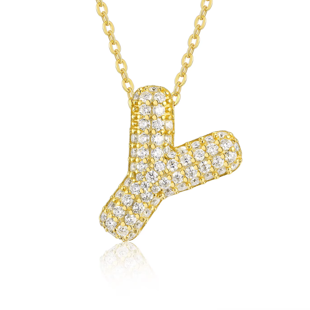 Iced Letters Necklace