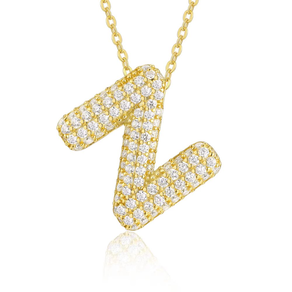 Iced Letters Necklace